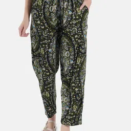 Jandir Fashion Women Mid-Rise Ethnic Motifs Printed Trousers-picture-33