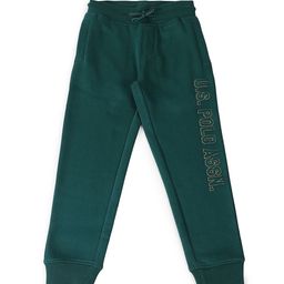 U.S. Polo Assn. Kids Boys Brand Logo Embroidered Joggers-picture-35
