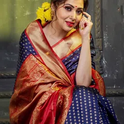 Areca Designer Woven Design Zari Pure Silk Banarasi Saree-picture-15