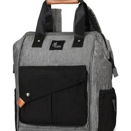 R for Rabbit Caramello Delight Backpack Style Diaper Bag - Black Grey-picture-45