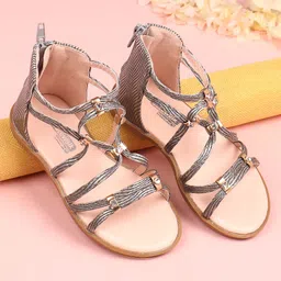 Cute Walk by Babyhug Sandals - Grey-picture-10