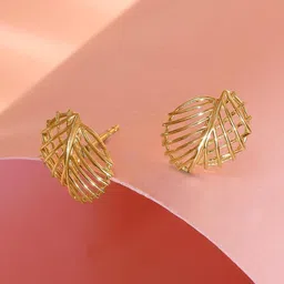 Mia by Tanishq Gleaming Geo 14 KT Gold Earrings - 1.152 g-picture-28