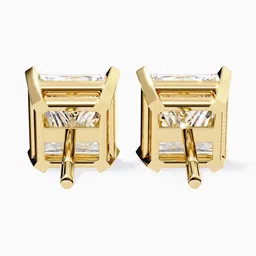 VALANOVA 14KT Rose Gold Diamond Studded Earrings-1.48 gm image 3