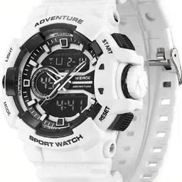 WEIDE Unisex Dial & Straps Analogue and Digital LED Backlight Watch WA8002-1C image 3