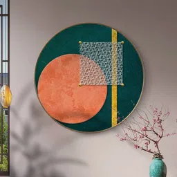 Livin'luxe Green MDF Wall Paintings image 5