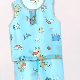 FOREVER FRIDAY Boys Printed Round Neck T-shirt with Shorts-picture-30