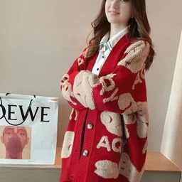 StyleCast Women Alphanumeric Printed Cardigan-picture-11