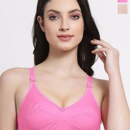 SHYAM SONS FLAIR Shine Women Pack Of 2 Full Coverage Non Padded Non-Wired Everyday Bra-picture-20