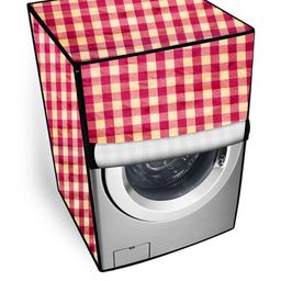 The Furnishing Tree Maroon Plastic Washing Machine Cover-picture-37