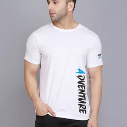 TEEFOX Typography Printed Round Neck Short Sleeves T-shirt-image-80
