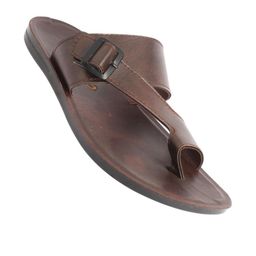 Trump Brown PU Flip Flops-picture-34