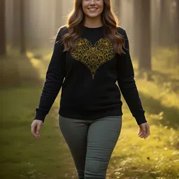 Moda Rapido Women Printed Sweatshirt image 2