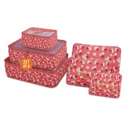 Kuber Industries Printed 36 Pcs Foldable Unisex Travel Pouches Travel Accessory-picture-0