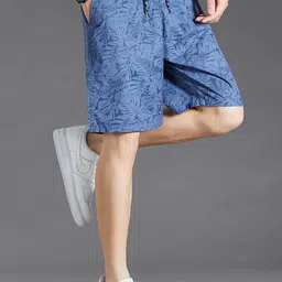 StyleCast x Revolte Men Conversational Printed Cotton Shorts image 5