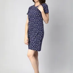 Nihsamah Viscose Printed Nightdress image 4