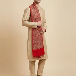 MUFFLY Men Woven Design Stole image 2