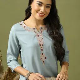 Anouk Women Embroidered Kurta-picture-14