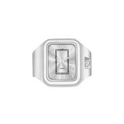 Shocknshop Women Patterned Bracelet Style Straped Analogue Watch 122 Silver-Silver-image-27