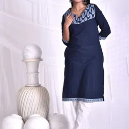 Rashmi Shree Creation Women Yoke Design Straight Kurta image 2