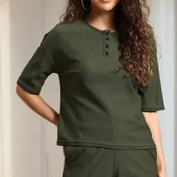 WESTHOOD Round Neck T-Shirt With Trousers Co-Ords image 3