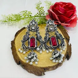 UWISH Silver-Plated Brass Drop Earrings-picture-30