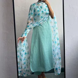 ATOXIC Women Floral Regular Kurta with Trousers & With Dupatta-picture-26