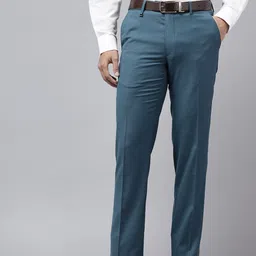 Van Heusen Men Slim Fit Formal Trousers-picture-15