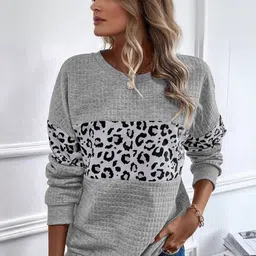 StyleCast Women Self Design Printed Sweatshirt-picture-36