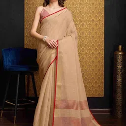 all about you Woven Design Zari Saree-image-19