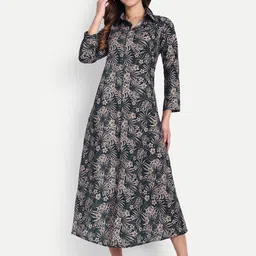 TILISM Floral Print Maxi Dress-image-39