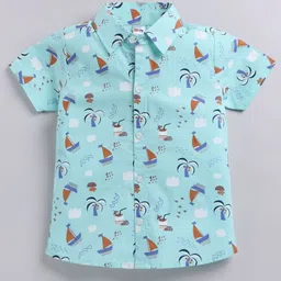 LITTLE NINJA Boys Comfort Printed Casual Shirt-picture-48