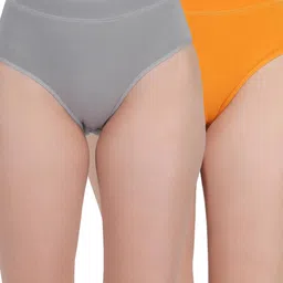 ORLIZEA Pack of 2 Women High-Rise Cotton Blend Hipster Briefs-picture-21