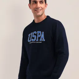 U.S. Polo Assn. Men Printed Long Sleeves Round Neck Sweatshirt image 4