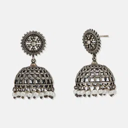 Fabindia Artificial Beaded Dome Shaped Jhumkas image 2