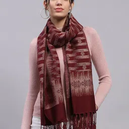 Monte Carlo Women Woven Design Stole image 1
