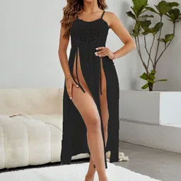 Xivir Self Design Shoulder Strap Net Baby Doll-picture-3