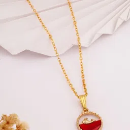 SZN Set Of 2 Gold-Plated Artificial Beaded Minimal Chains image 4