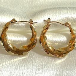 ANAMIKA Women Stainless Steel Gold-Plated Studs Earrings-picture-18