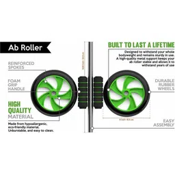 HackerX Abdominal Wheel Ab Roller image 3