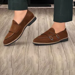 Provogue Men Buckle Detailed Monk Shoes image 2