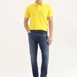 United Colors of Benetton Men Solid Polo Collar Cotton T-shirt image 3