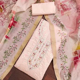 MANVAA Embellished Unstitched Dress Material-picture-29