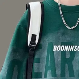 StyleCast x Revolte Printed Round Neck Drop-Shoulder Sleeves Oversized Sweatshirt image 3