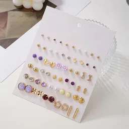 TheVineGirl Geometric Studs Earrings-picture-20