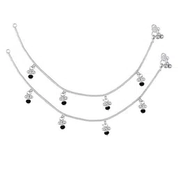 Heer Collection Silver-Plated Anklet image 3