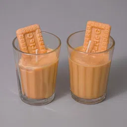 Dainty Little Shop Orange & Orange 4 pieces Core Candle image 5