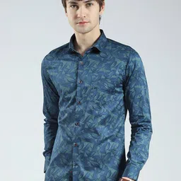 Monte Carlo Slim Fit Floral Printed Casual Shirt-picture-37