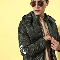 The Roadster Life Co. Men Camouflage Hooded  Padded Jacket-picture-35