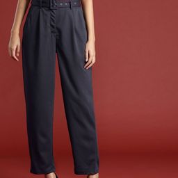 all about you Women High-Rise Pleated Trousers With a Belt-picture-46