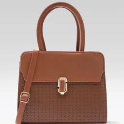 Mast & Harbour Textured Structured Handheld Bag image 5